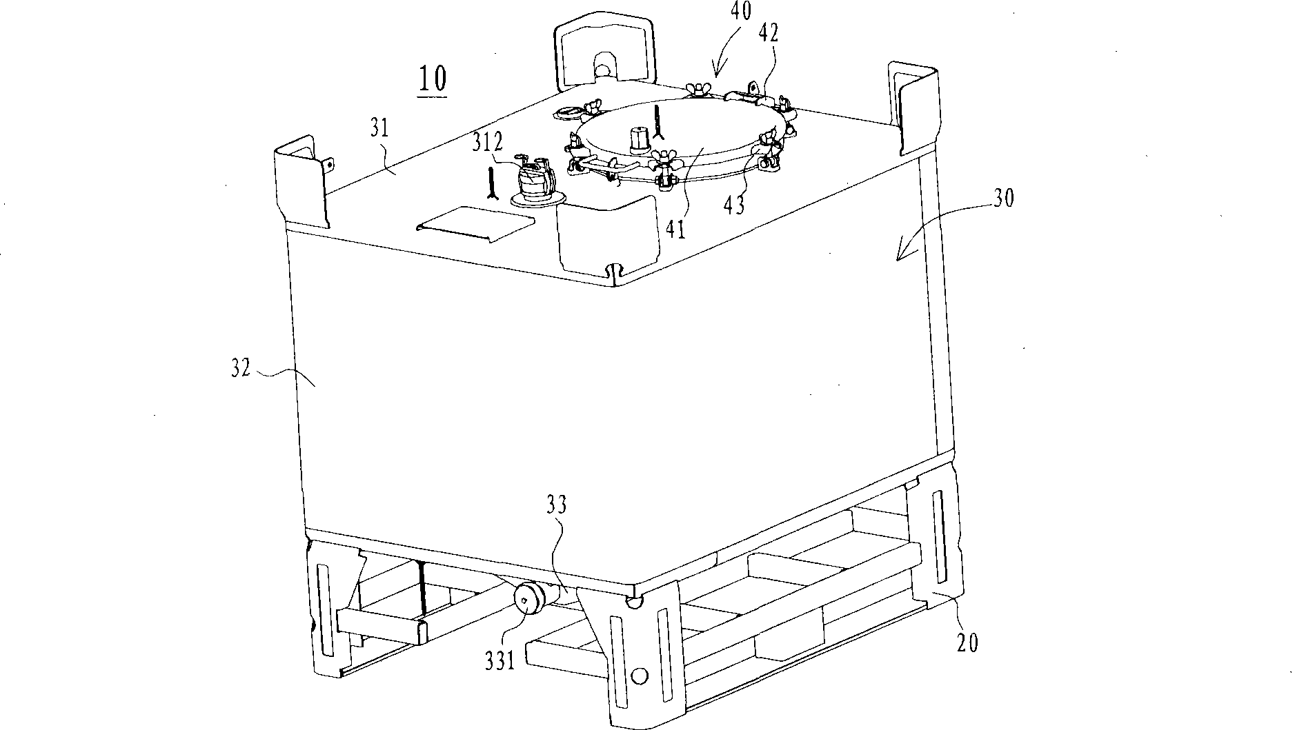 Manhole cover with positioning apparatus and can-type tray box equipped therewith