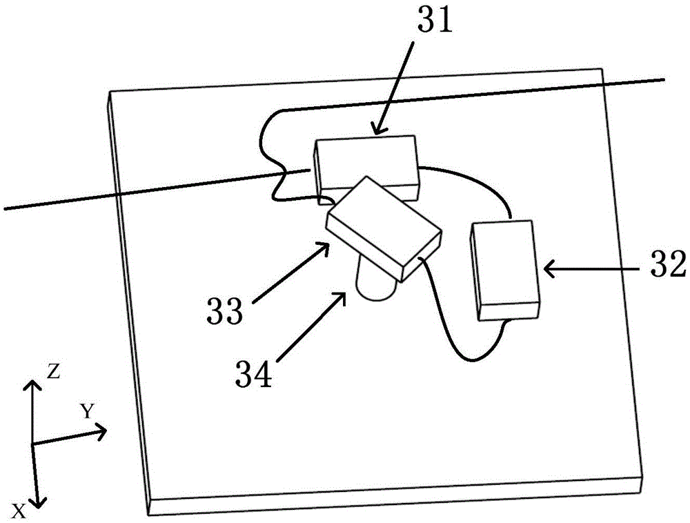 In-orbit measuring system and method for deformation of satellite large-array-plane antenna based on fiber grating