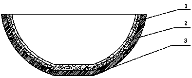 Non-stick pan free of fluoride and manufacturing method thereof