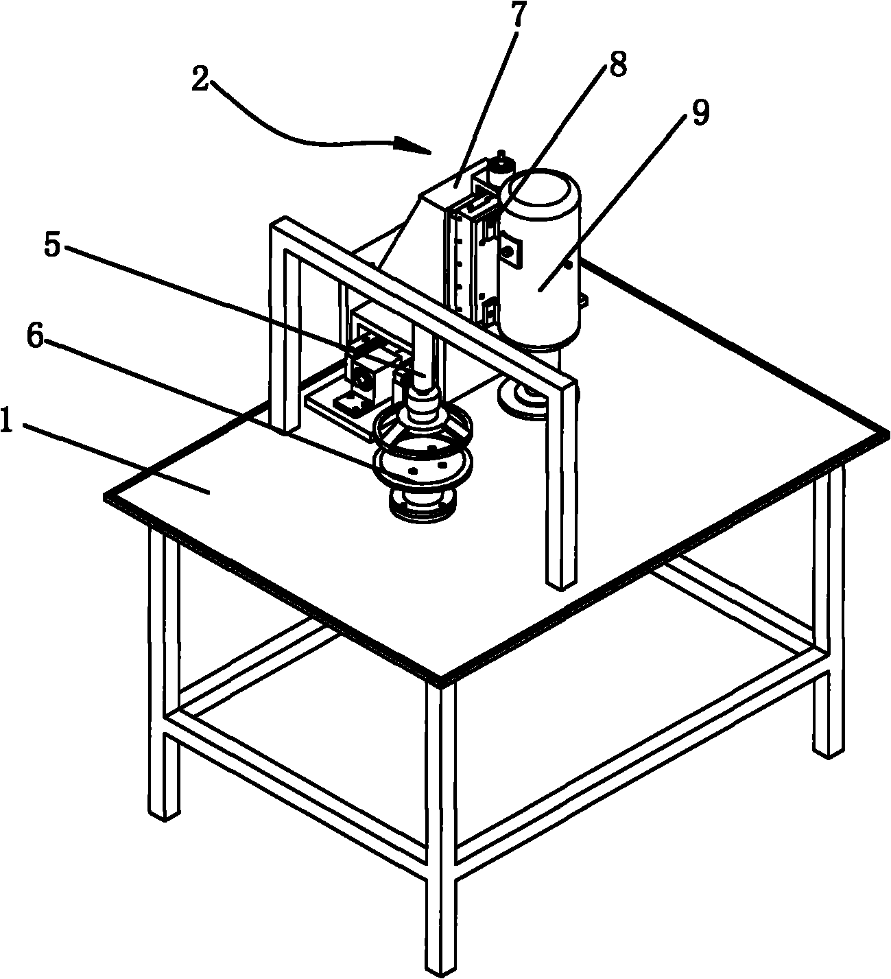 Circular glass numerical control edging machine