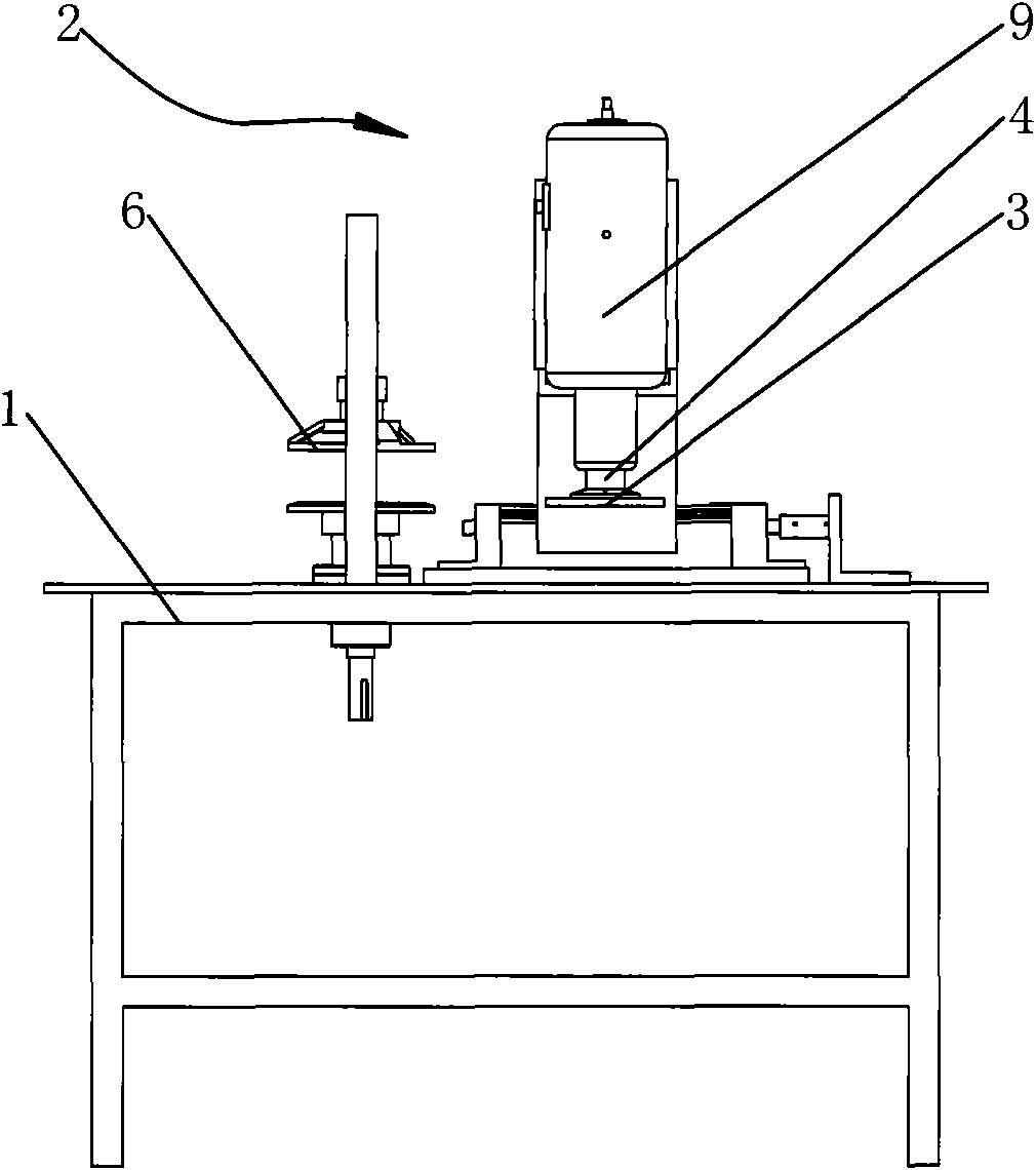 Circular glass numerical control edging machine