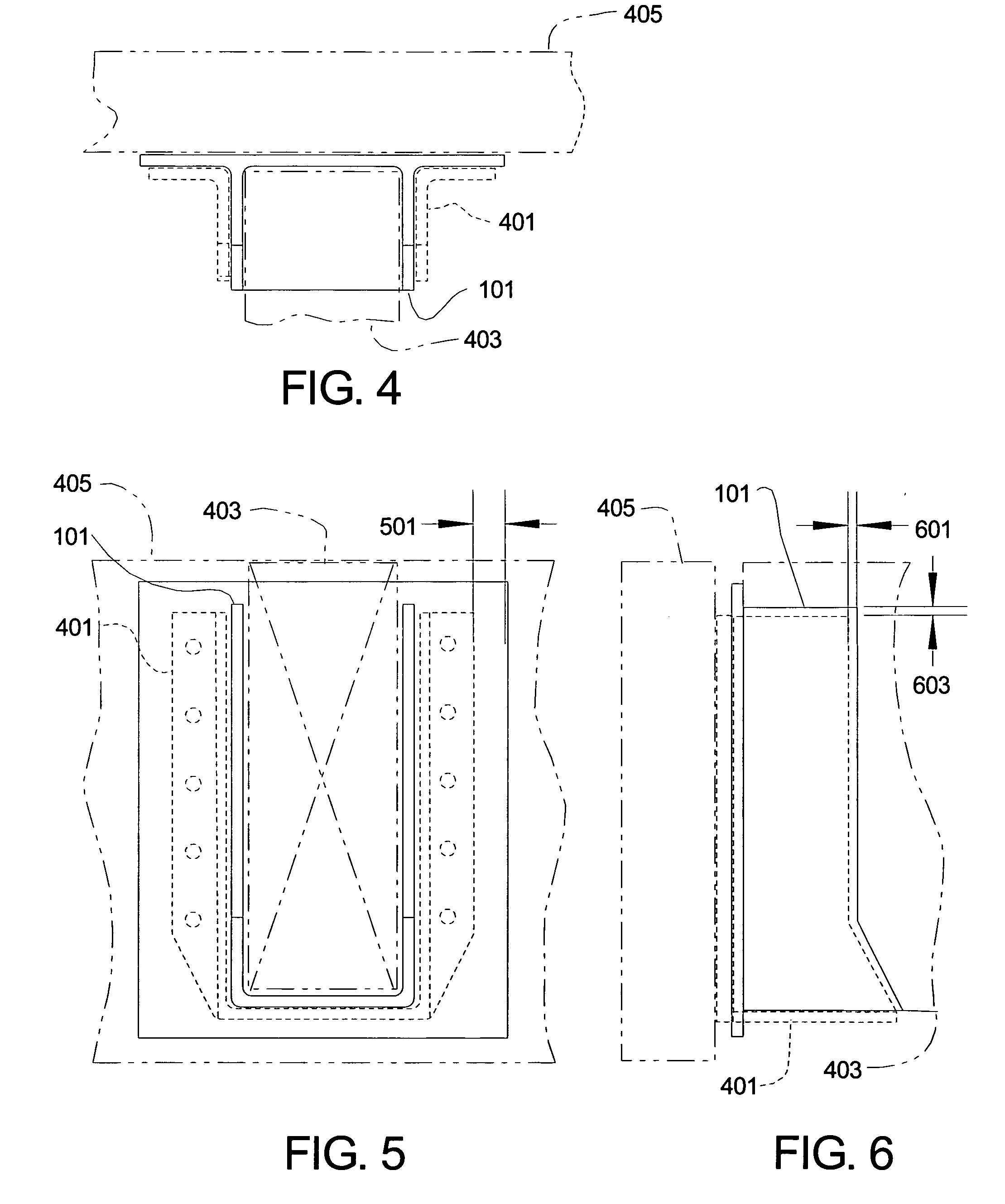 Corrosion protection inserts for metallic construction supports