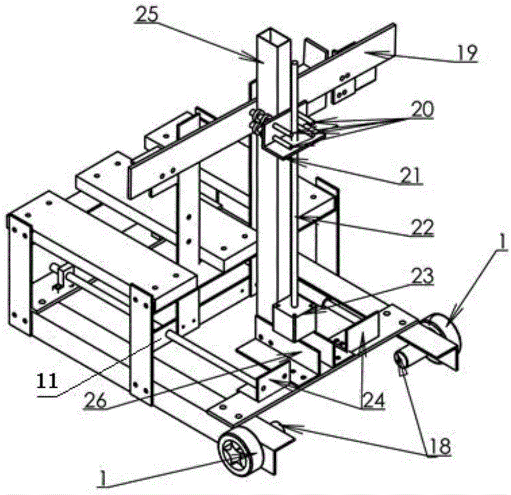 Automatic small cargo shelving car