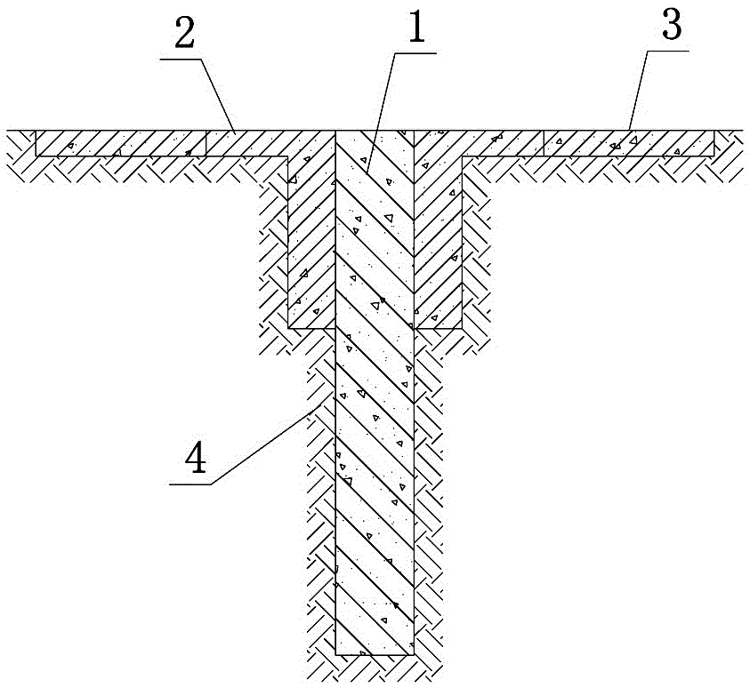 An ultra-deep underground diaphragm wall and its construction method