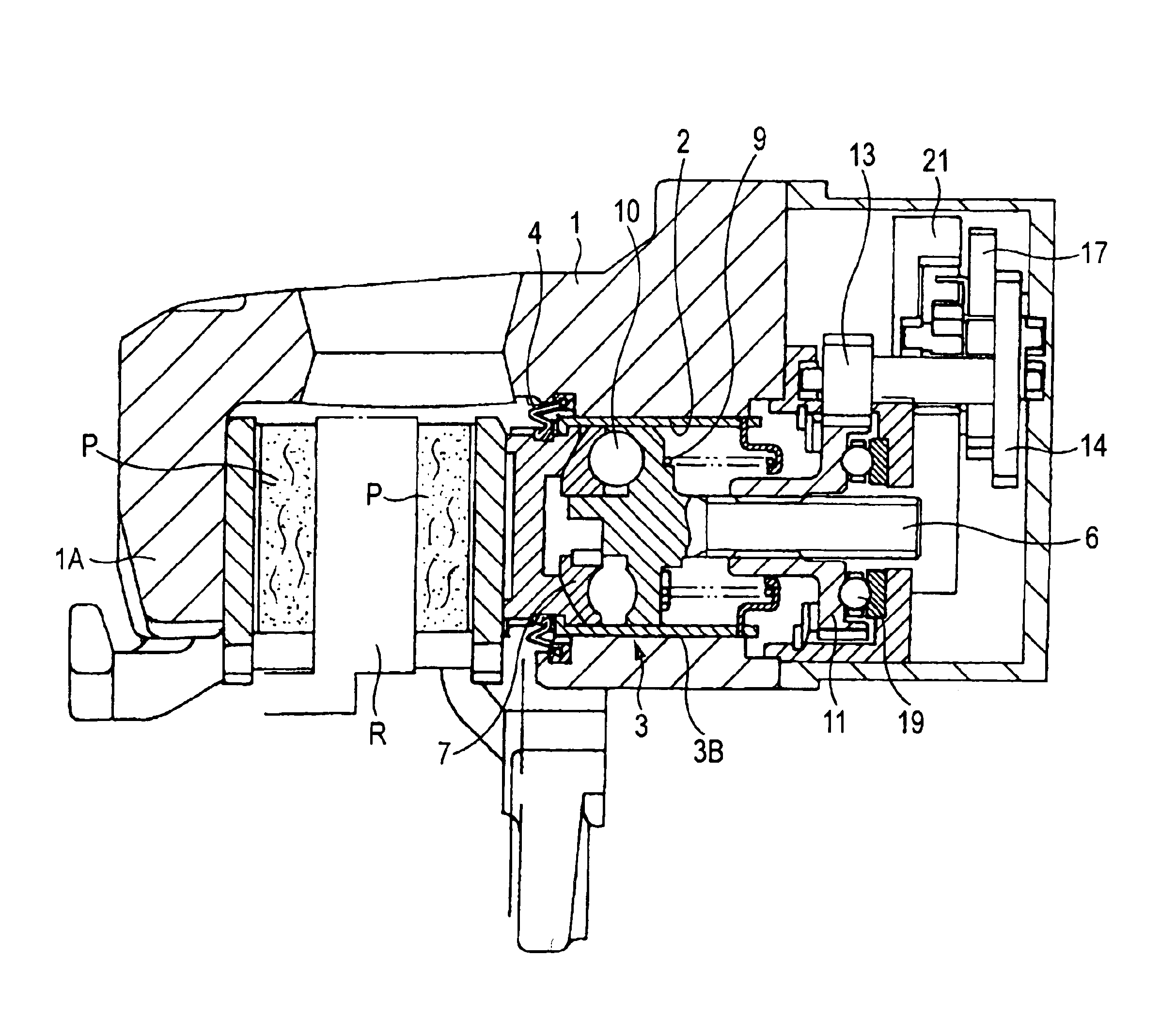 Electric parking brake mechanism