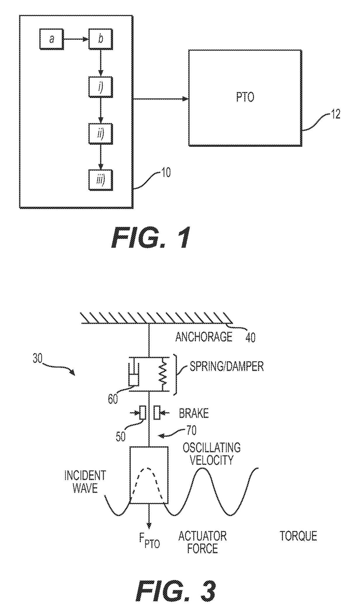 Method for predicting a characteristic resulting from the swell on a floating system for at least two future time steps