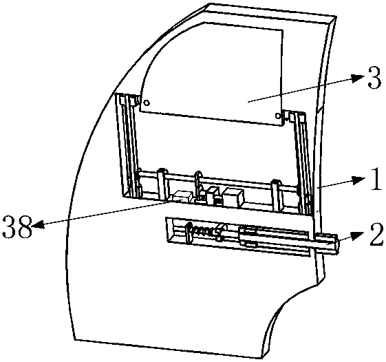 Anti-clamping automobile window mechanism