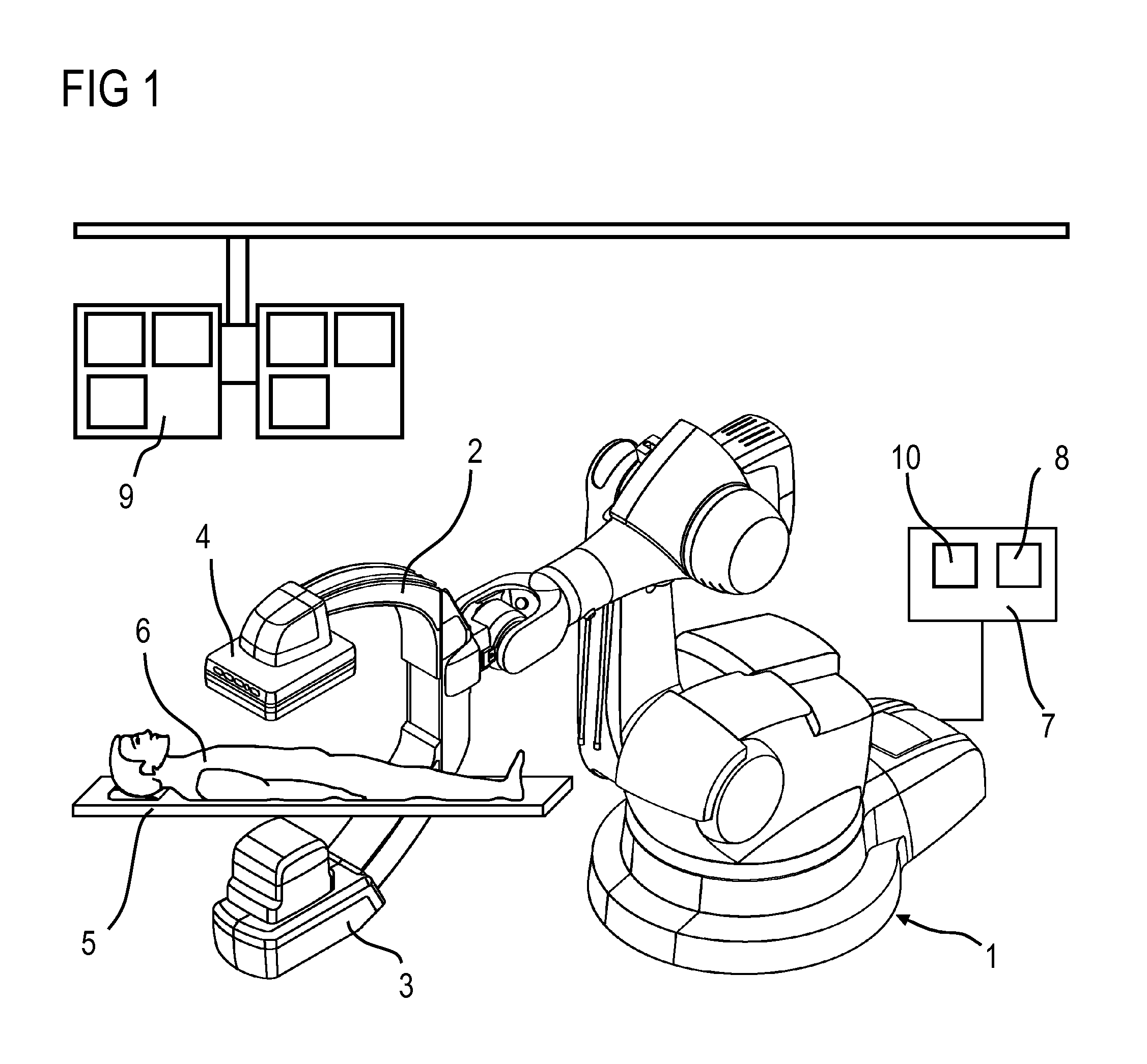 Angiography system for angiographic examination of an object under examination and angiographic examination method