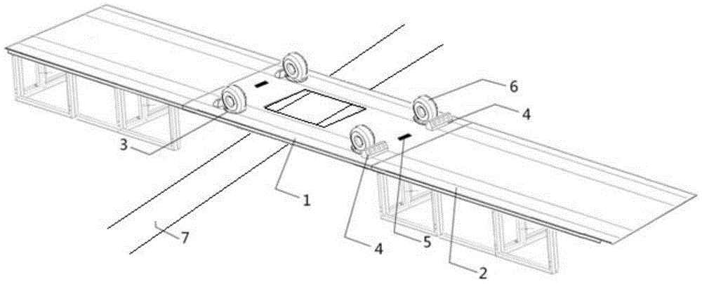 An electric passenger car chassis battery replacement system and battery replacement method