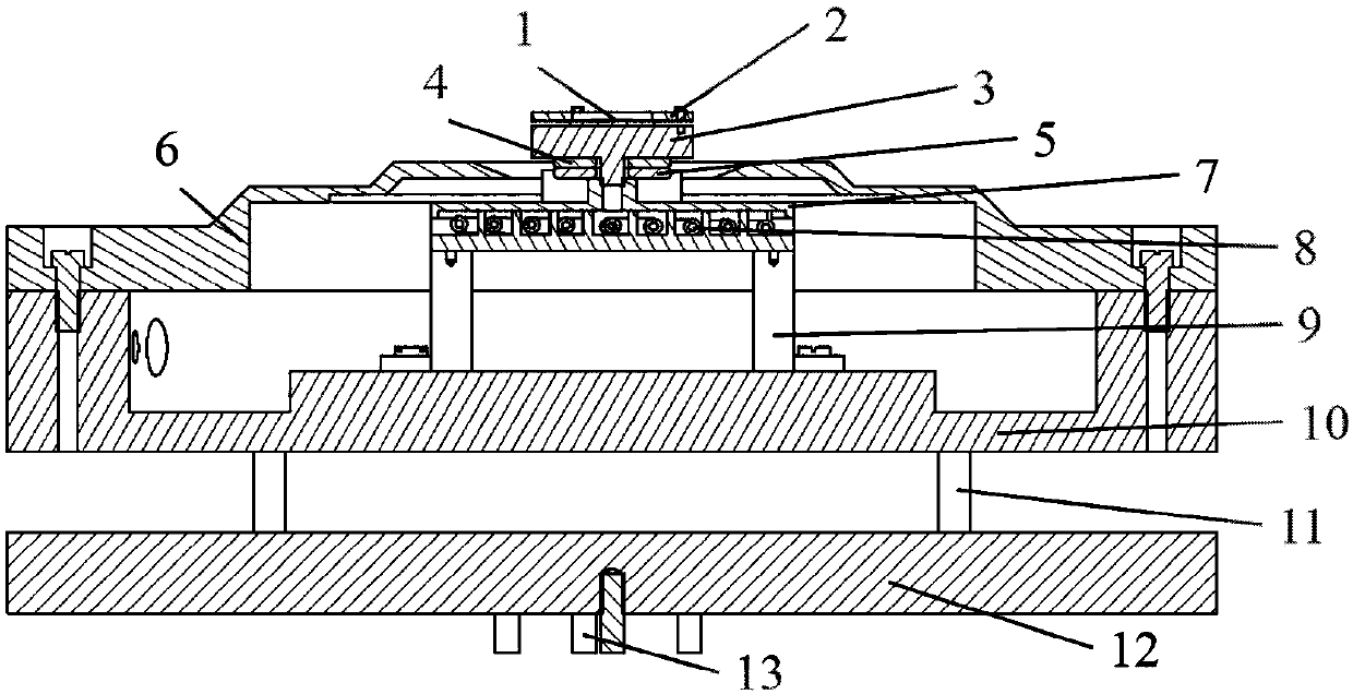 A full-temperature zone thermoelectric two-field scanning electron microscope in-situ physical property measurement platform and measurement method