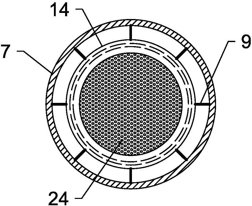 Fodder grinder of improved screening structure