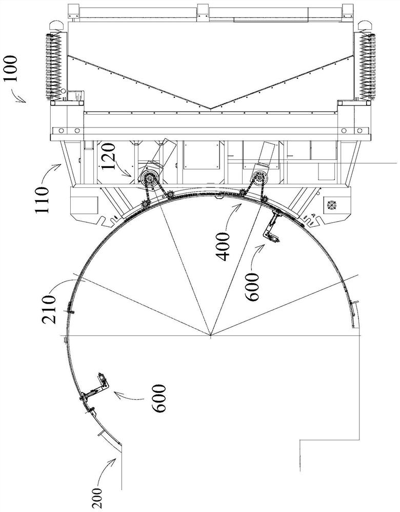 Braking device and boarding bridge