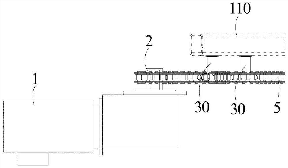 Braking device and boarding bridge