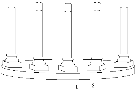 Multi-biometric feature fusion identity authentication device