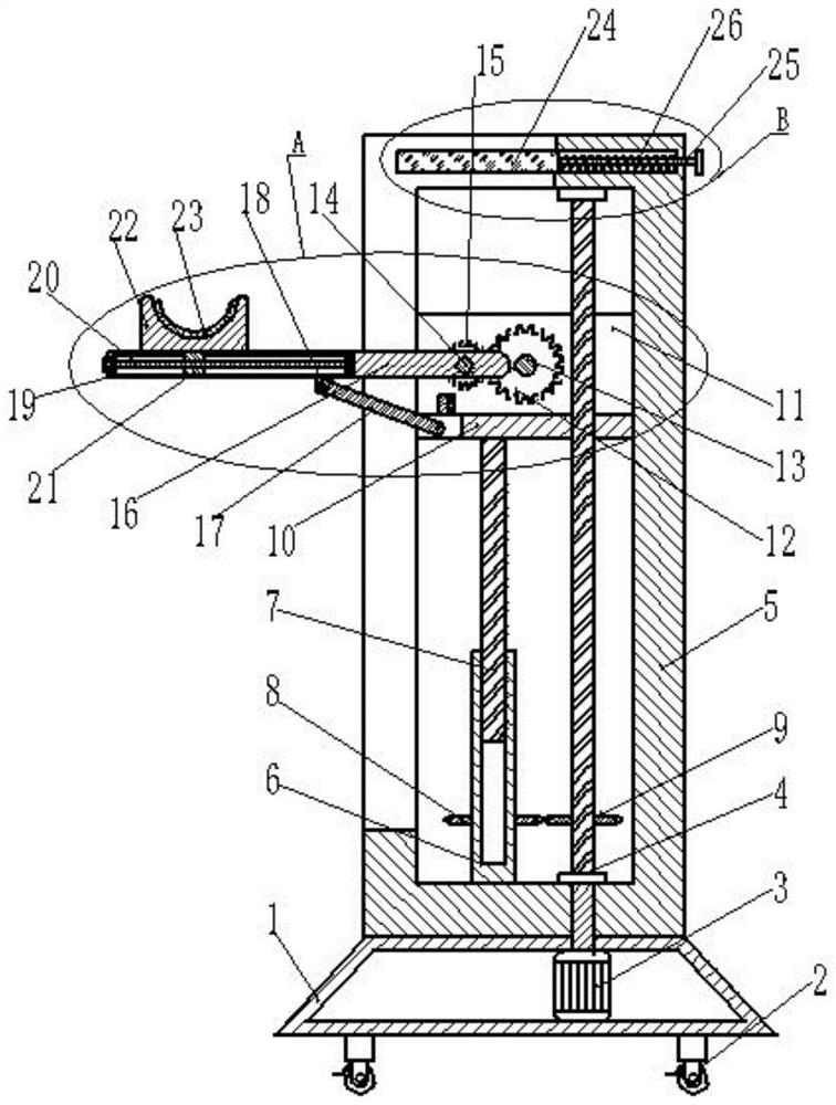 Lifting device for neurological examination