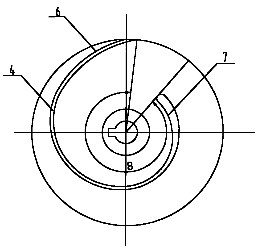 Design method of single-vane stamping type non-clogging impeller