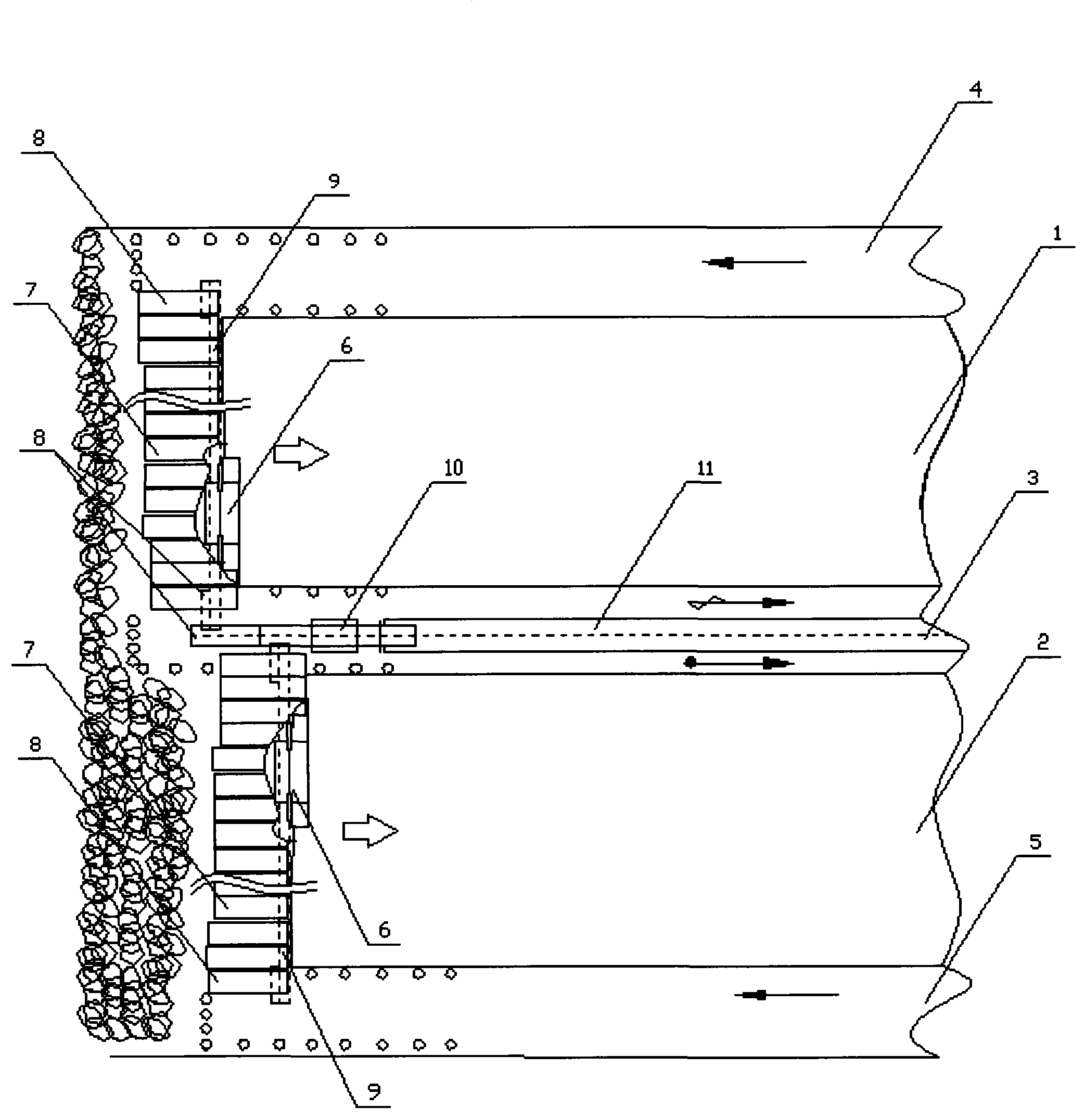 Large-mining-height dual-fully mechanized mining face stoping process