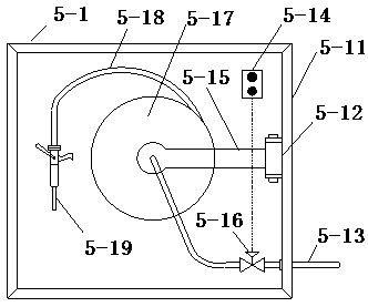 Compressed air foam plug box system and fire extinguishing method for tunnel rescue station