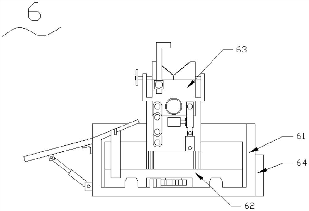 Split type auxiliary supporting and discharging device for laser pipe cutting machine