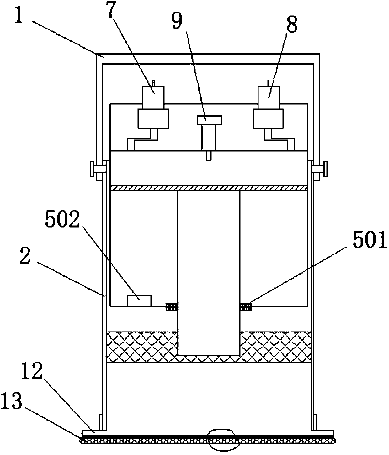 Adjustable medicator for treatment in department of burn