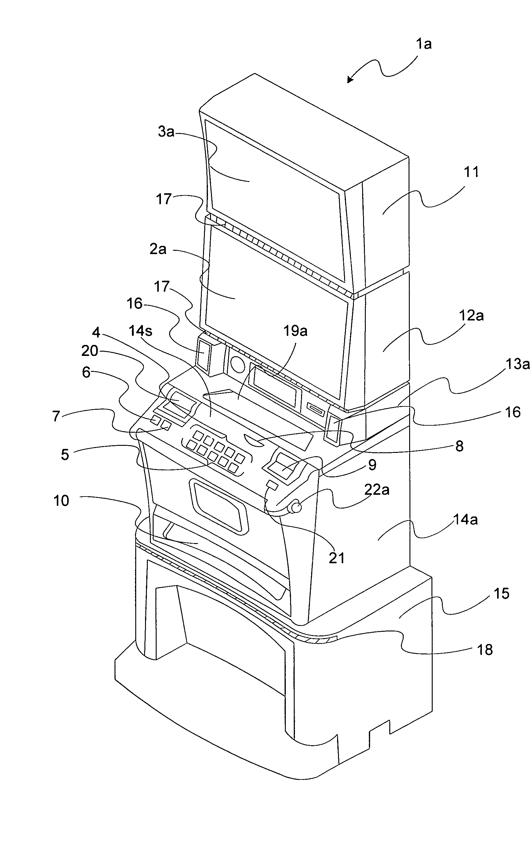 Gaming machine cabinet