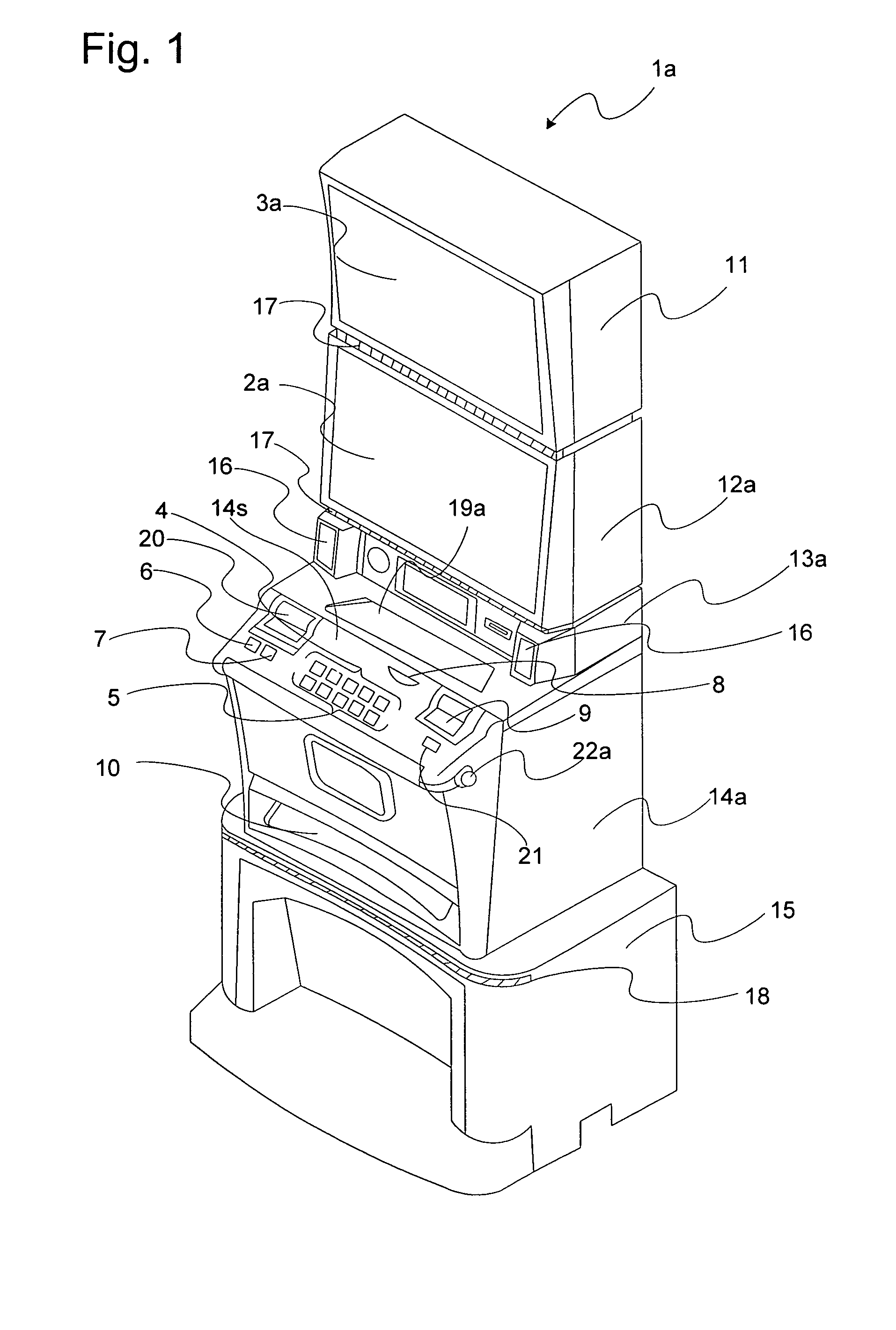 Gaming machine cabinet