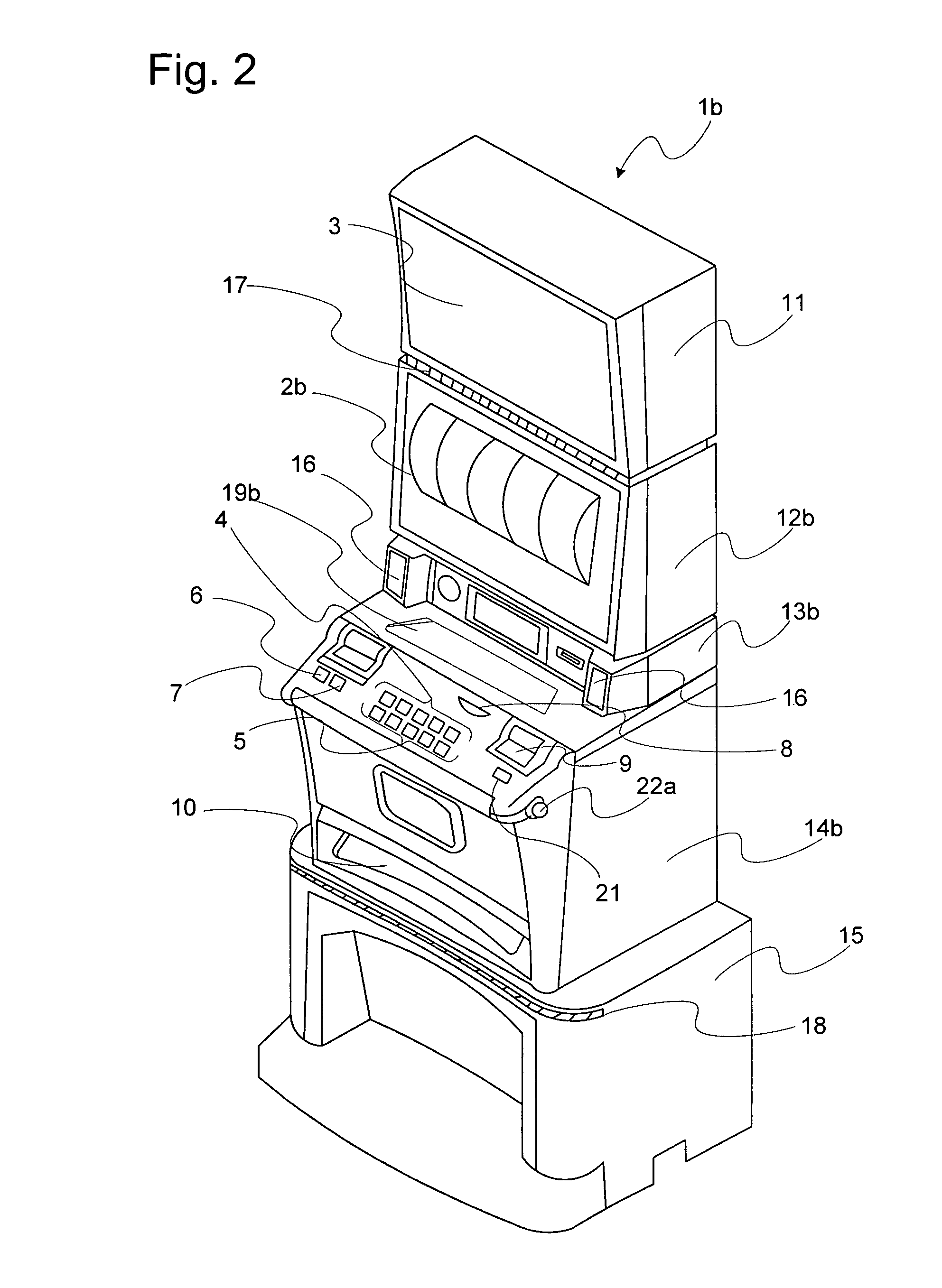 Gaming machine cabinet