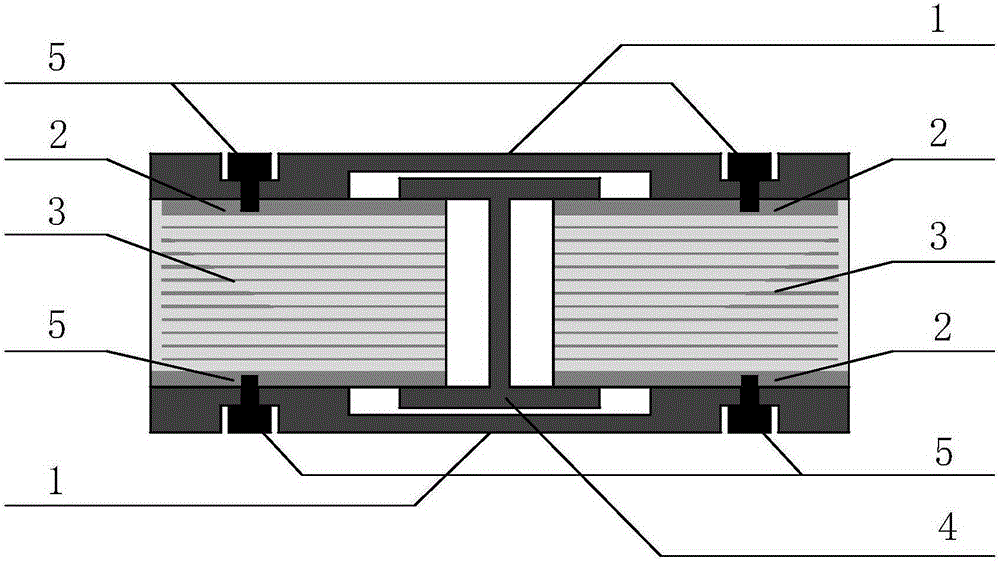 Anti-pull high damping rubber vibration isolating support