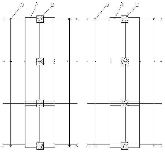 Method for high-density layered fruit bearing for grape cultivation in south