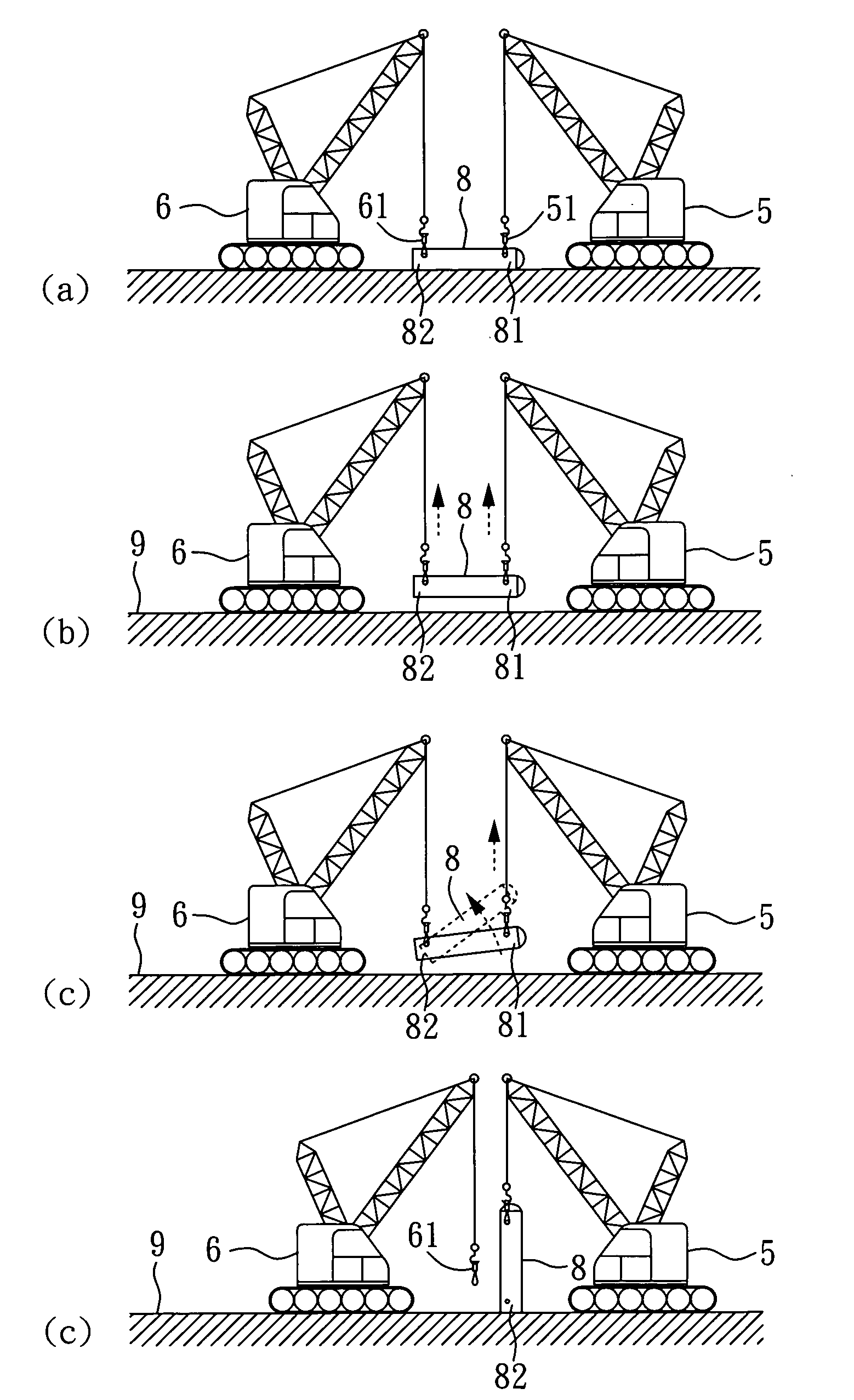 Simulation system for a construction crane and the simulation method thereof