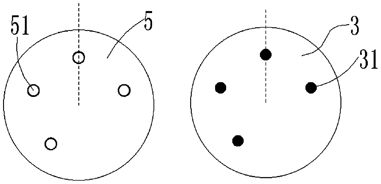 Connector blind-mating guiding device