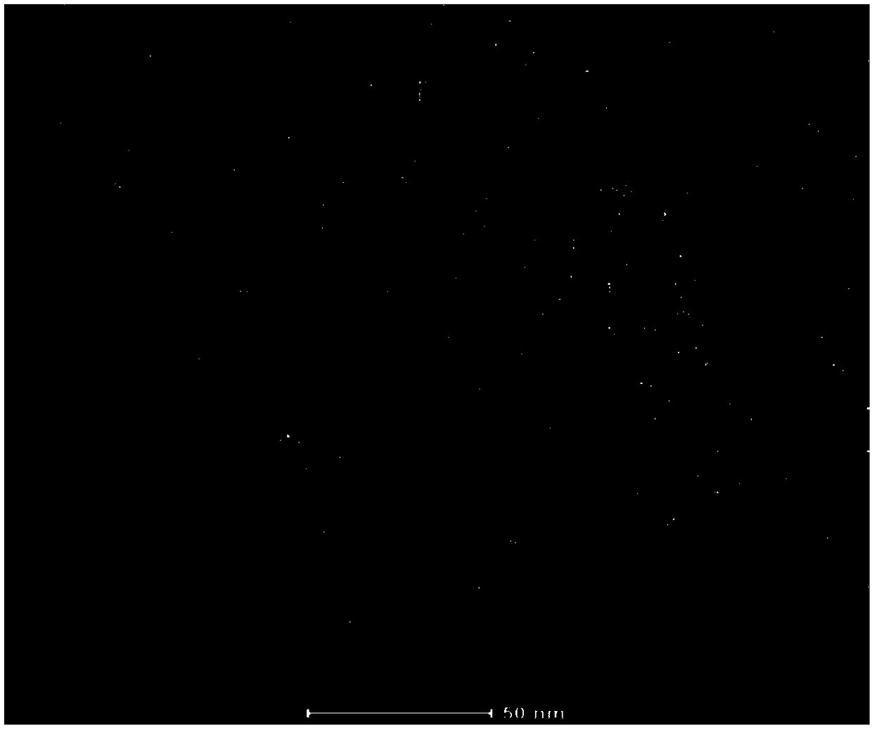 Water-soluble terbium-doped calcium fluoride nanoparticle, preparation method and application thereof