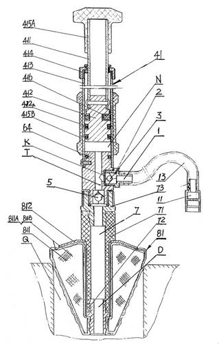 A gas-liquid pipeline dredger with a pump and a deformation plug