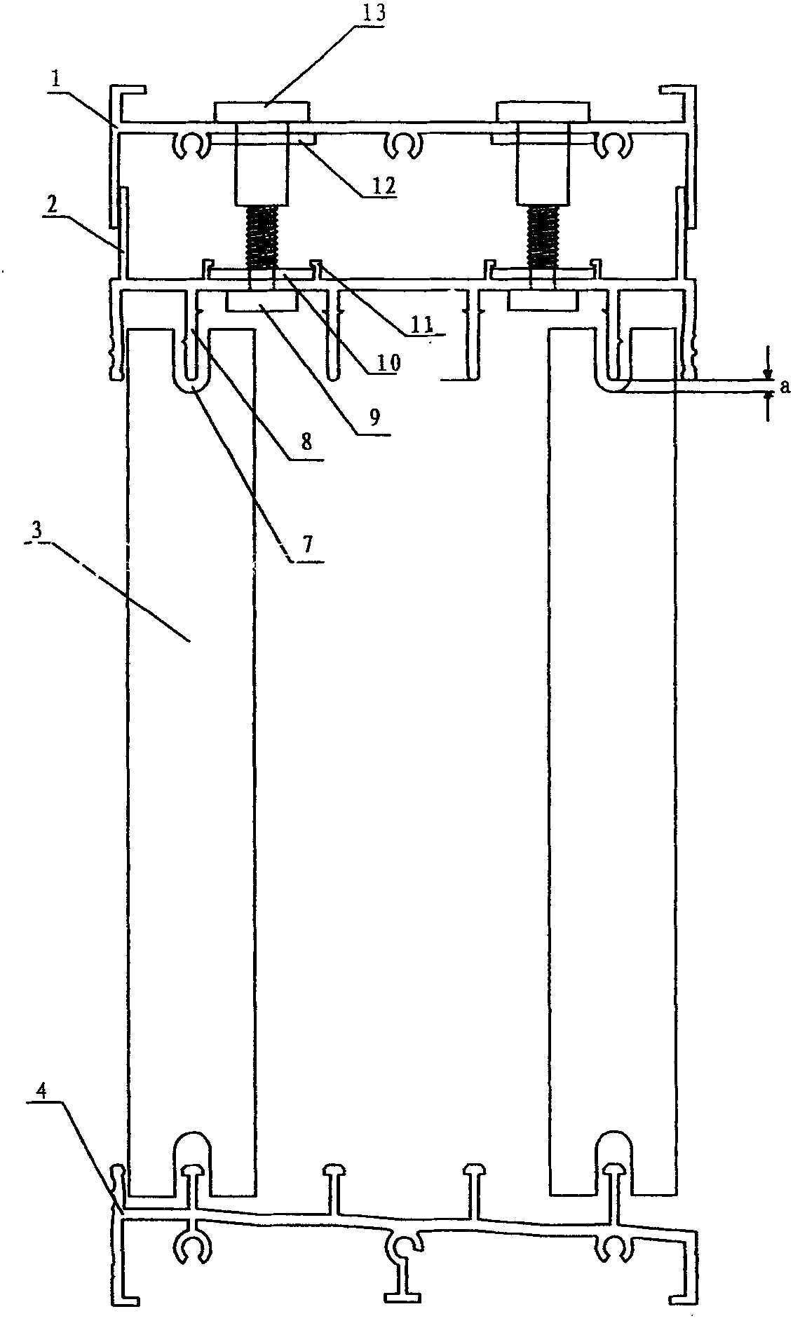 Sliding door and window with movable top slideway