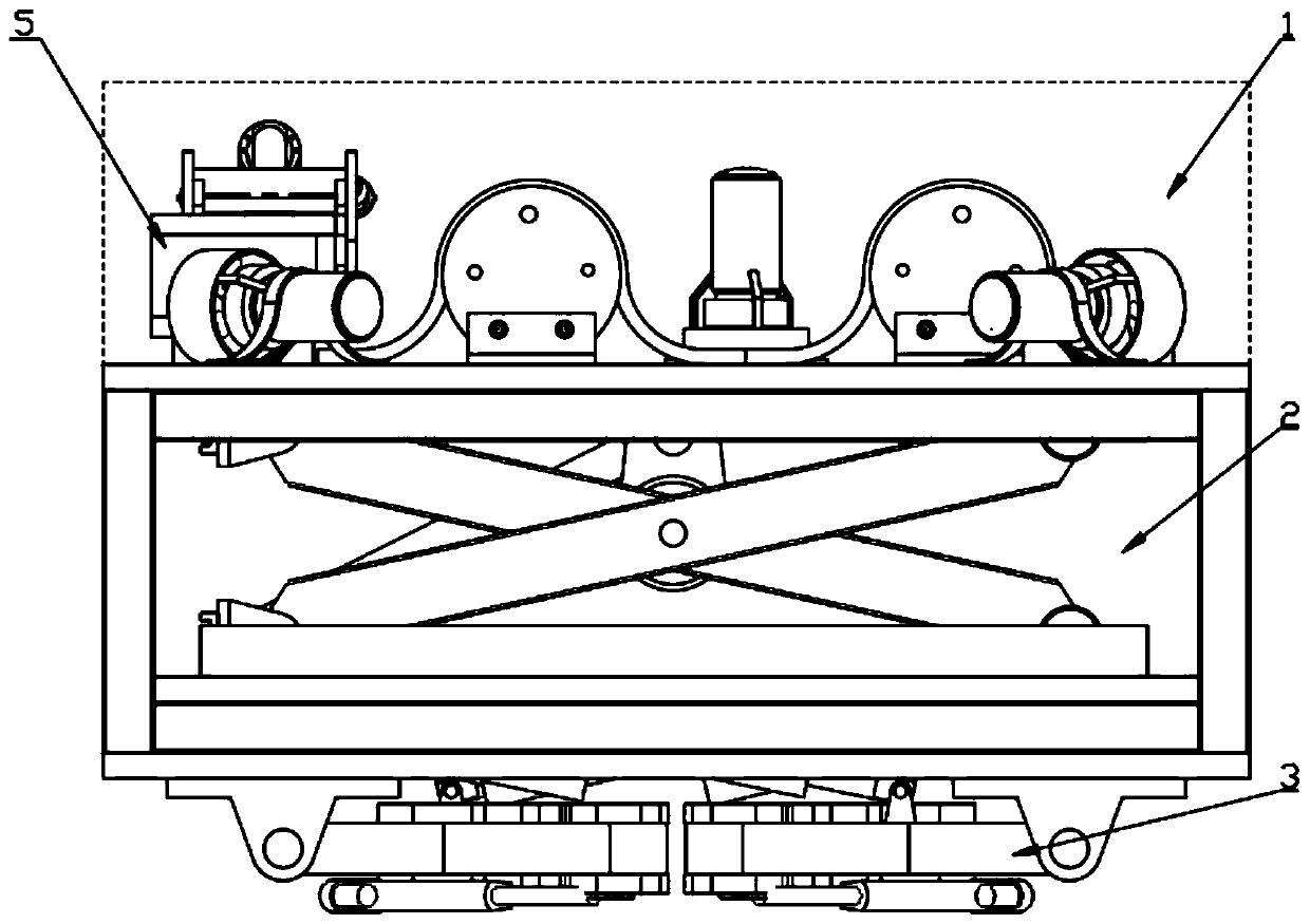 Modularized propeller cleaning device