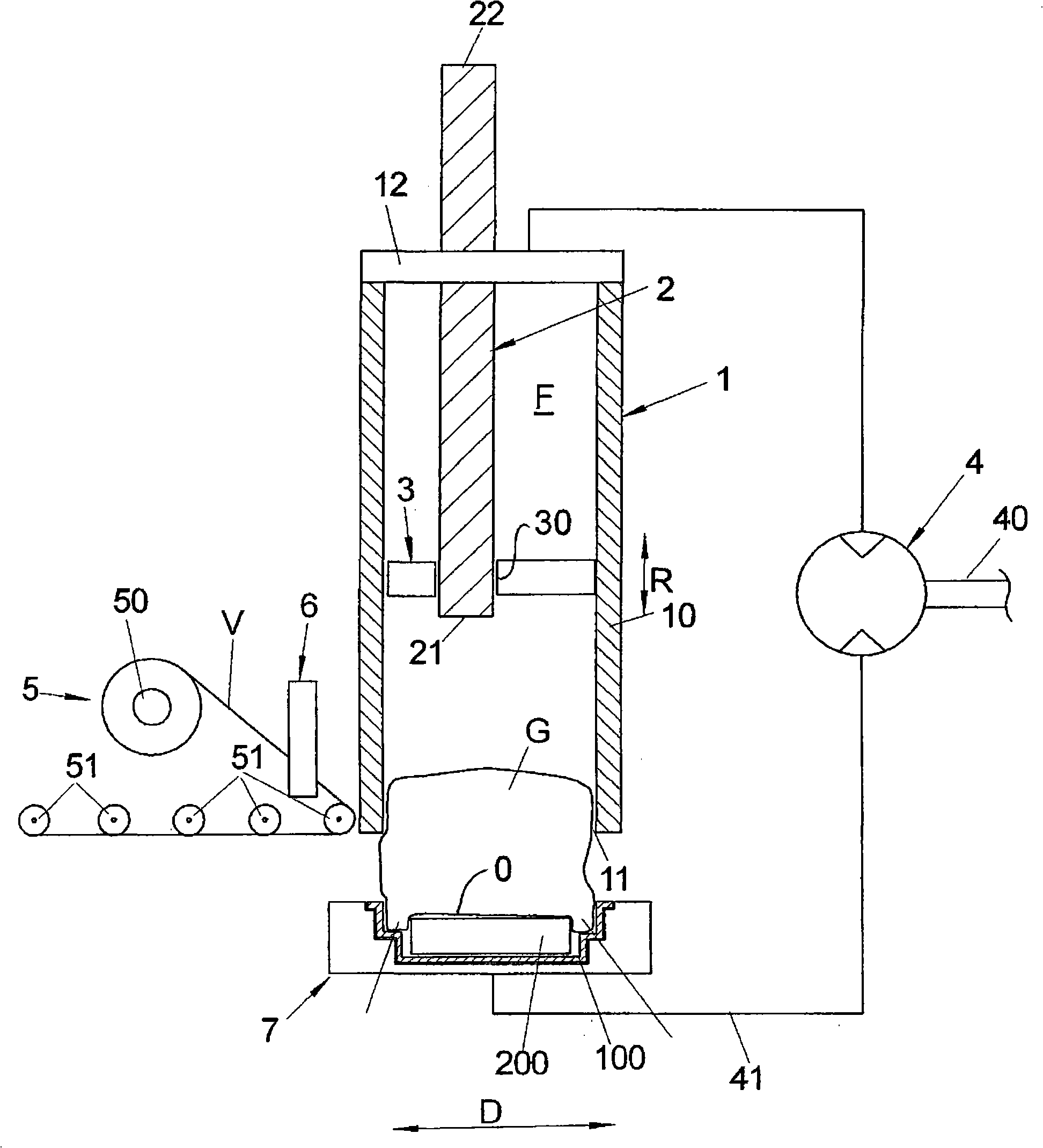 Method for pressing inflatable air chamber of air chamber of automobile and apparatus thereof