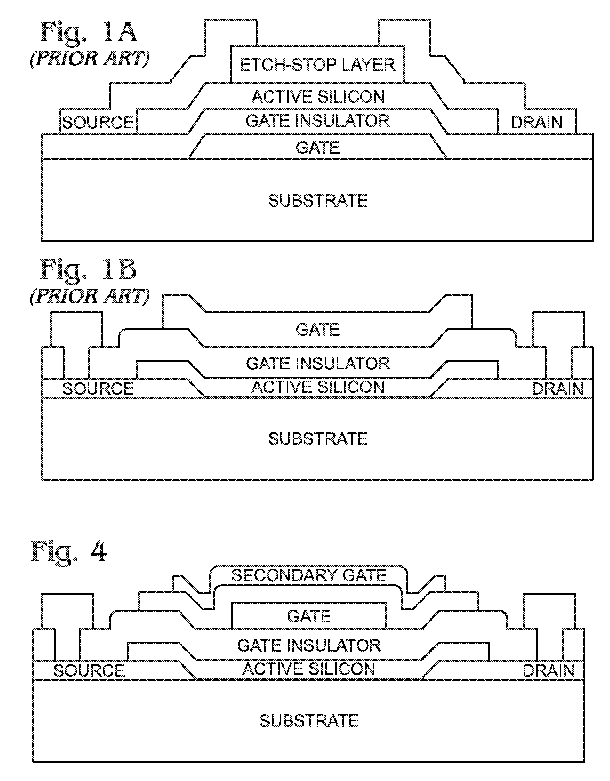 Top Gate Thin Film Transistor with Independent Field Control for Off-Current Suppression