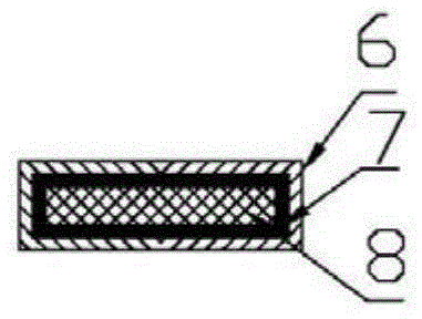 Stirring paddle used for paraffin production stirring equipment