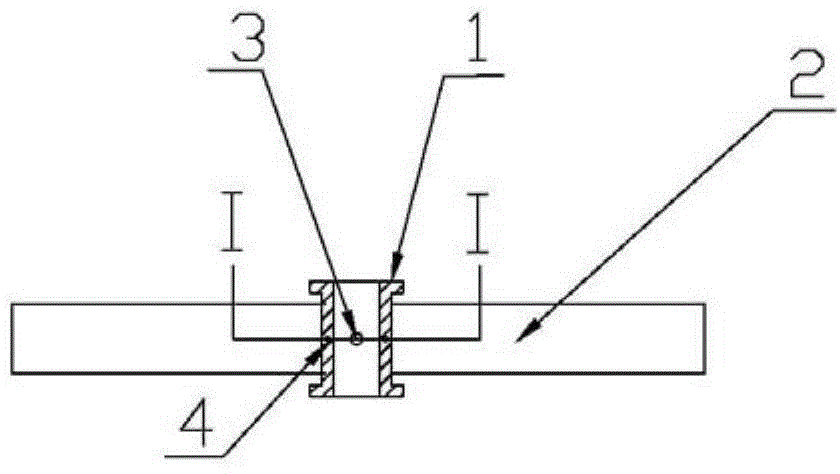 Stirring paddle used for paraffin production stirring equipment