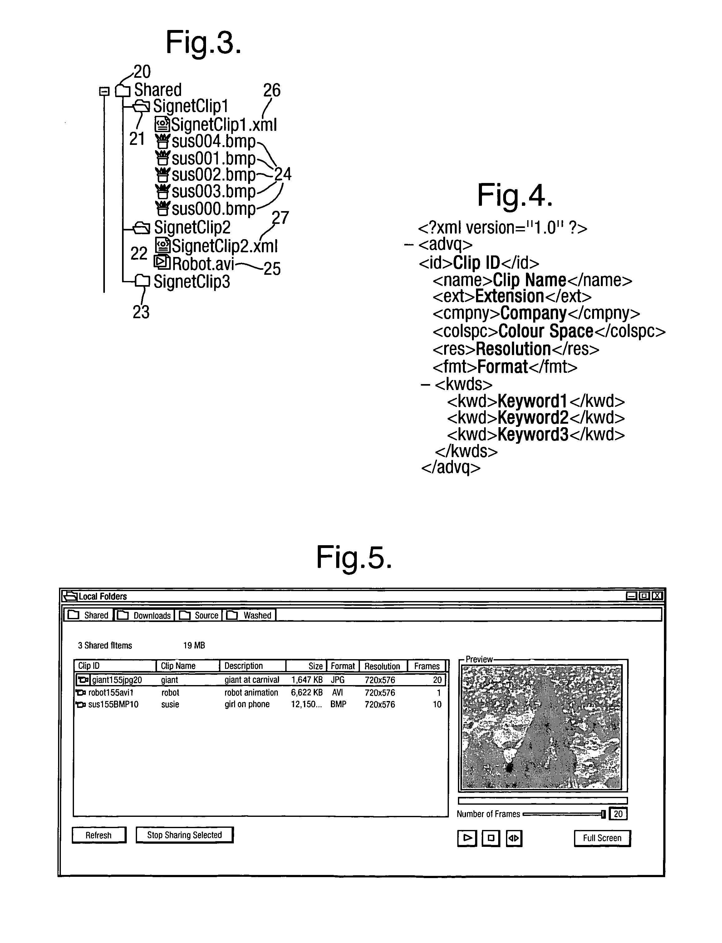 Storage of content data in a peer-to-peer network