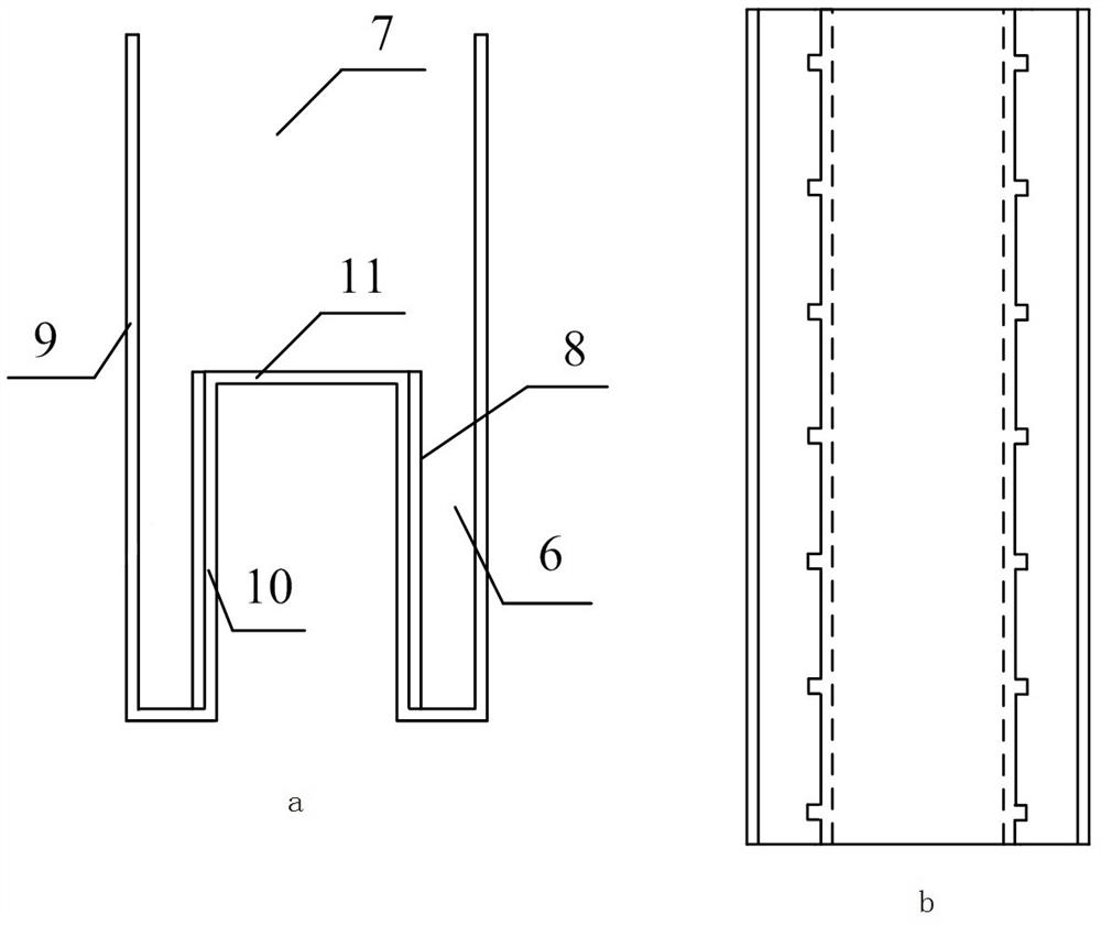 Novel TRC permanent formwork steel-concrete composite beam and preparation method thereof