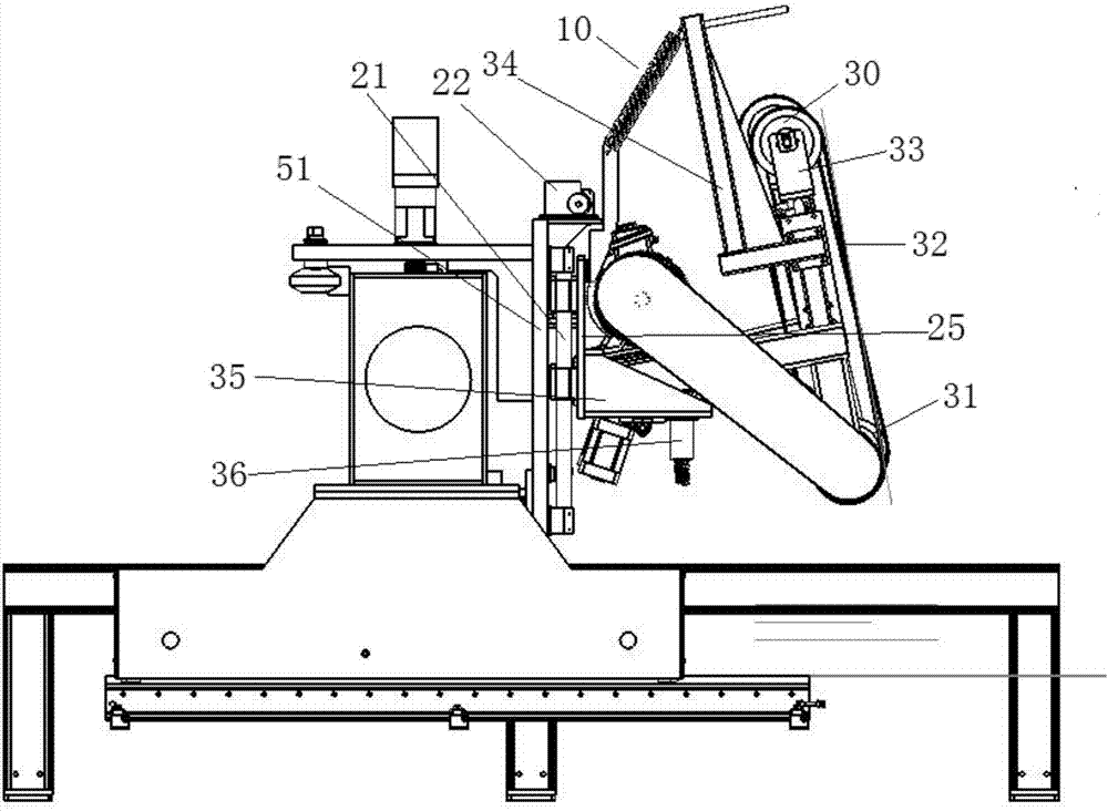 Numerical control gantry type environment-friendly plane grinding and polishing machine