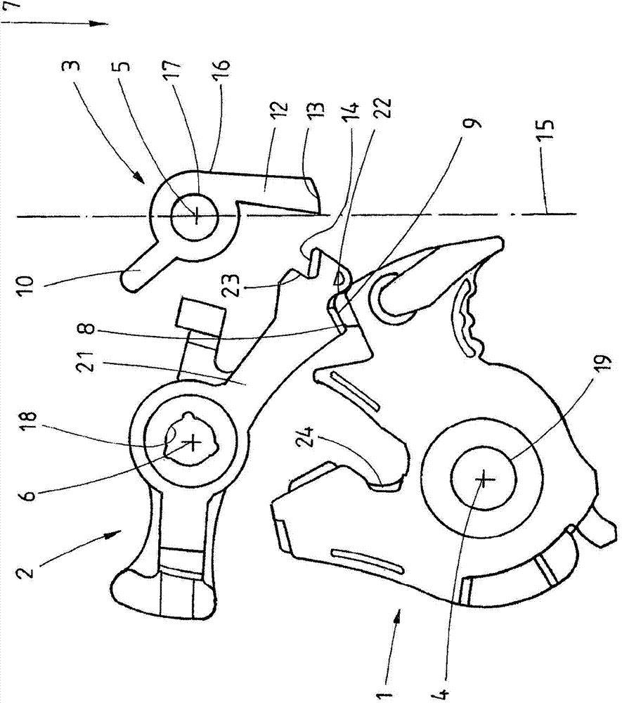 Lock for a shutter or door