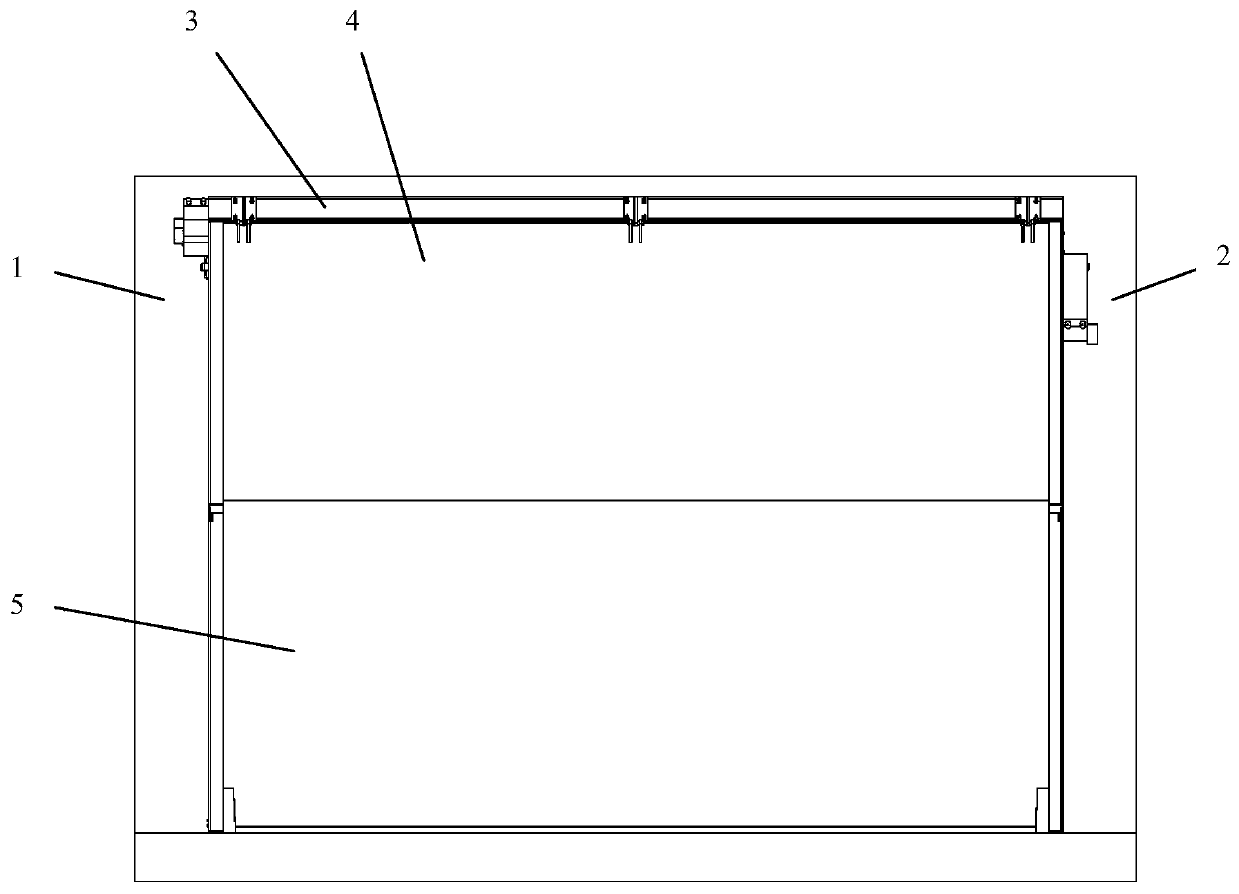 Intelligent folding type water retaining door