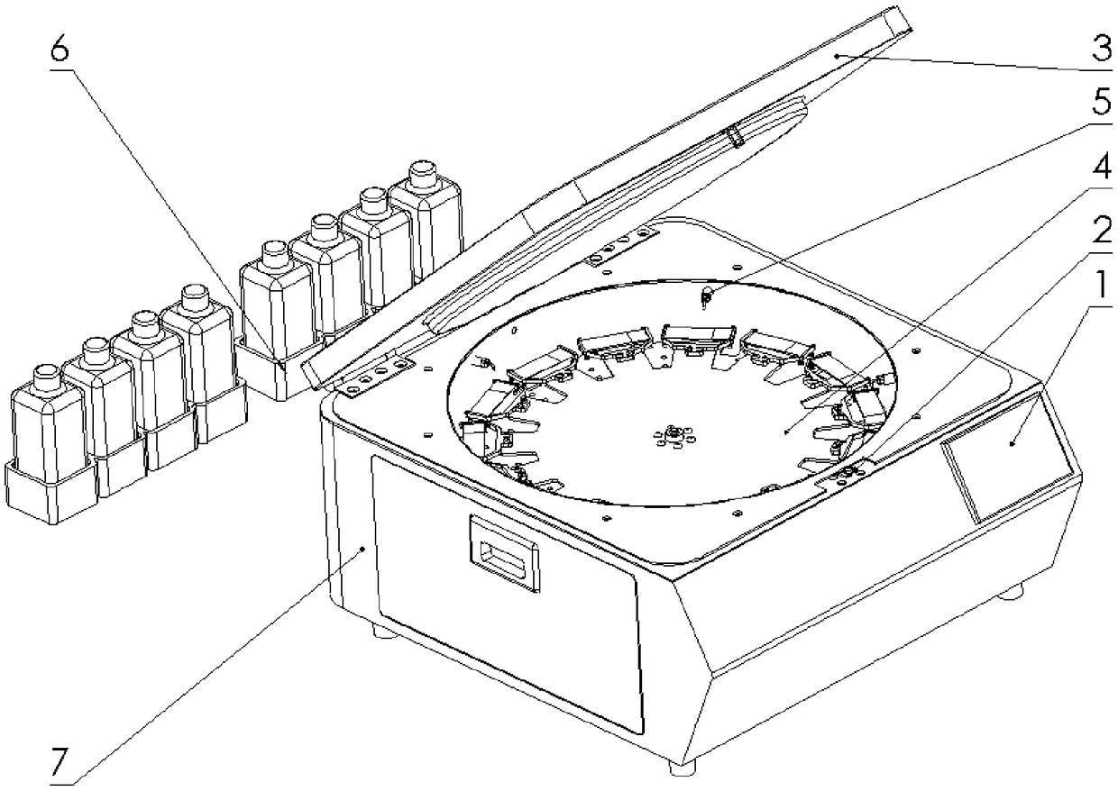 Automatic dyeing device and control method thereof