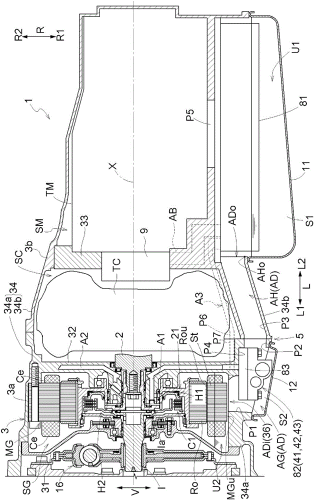 Vehicular driving apparatus