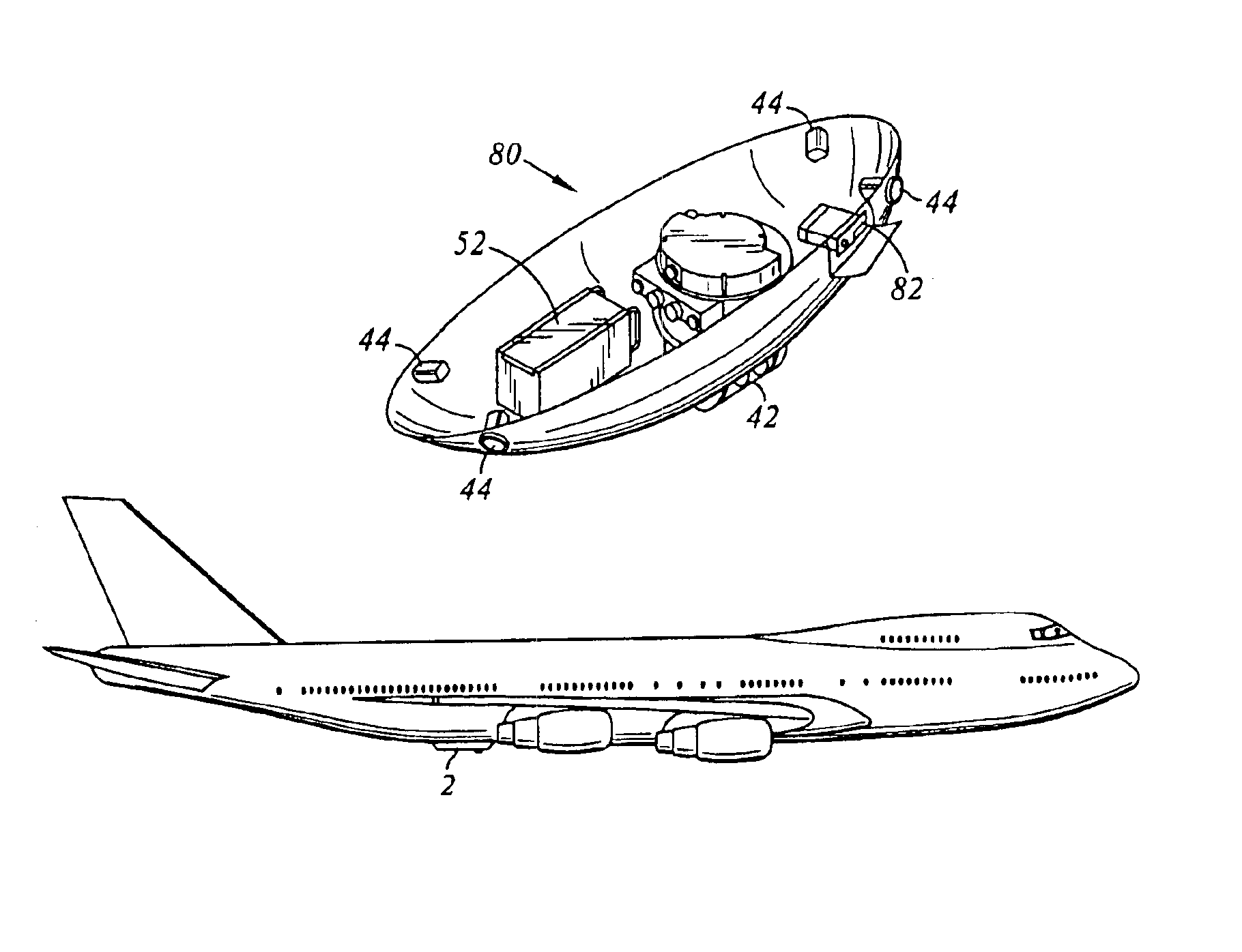 Conformal airliner defense (CAD) system