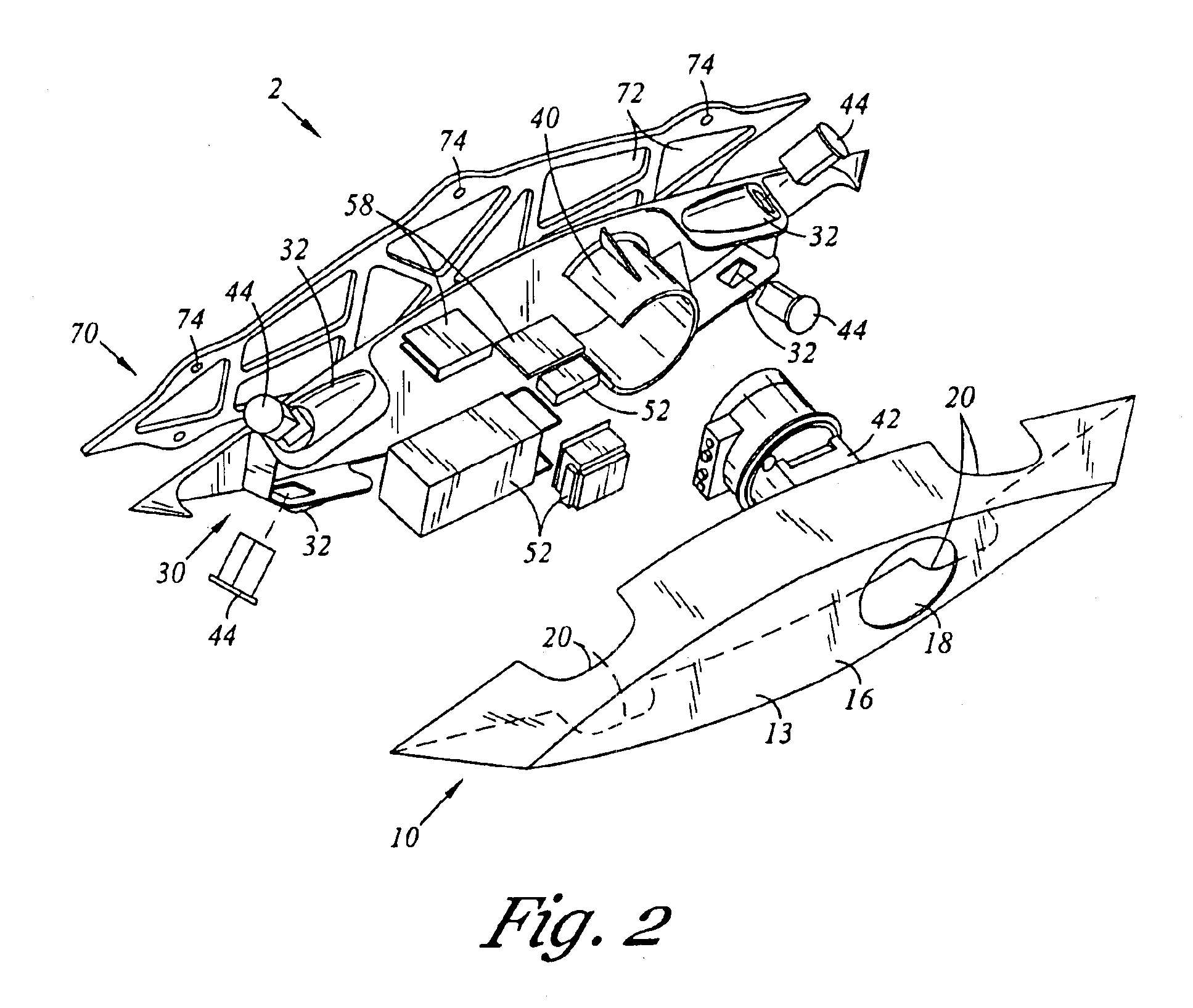 Conformal airliner defense (CAD) system