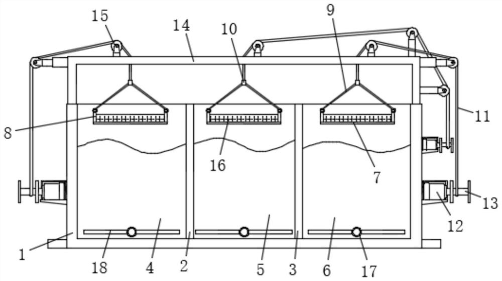 Testing device for studying durability of concrete structure in corrosive environment