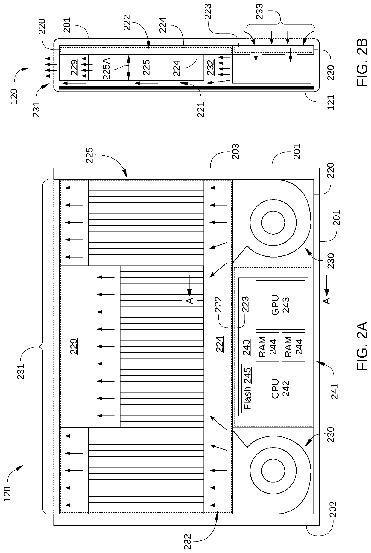 Laptop computer with display-side cooling system